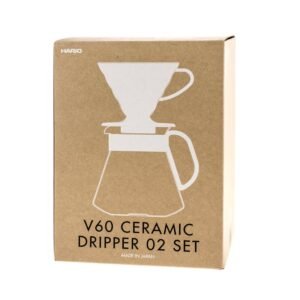 Alternative view of HARIO XVDD-3012W CERAMIC DRIPPER 02 SET