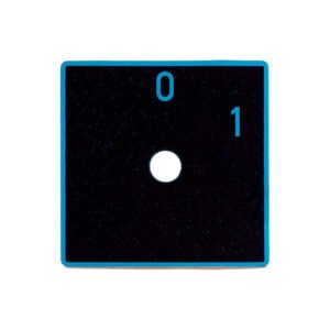 SPAZIALE 0-1 SWITCH ADHESIVE LABEL