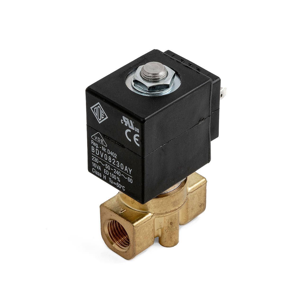 ODE SOLENOID VALVE 2-WAY 220/230V 50/60Hz ø 1/4"FF ø 2,5 mm DN - Image 2