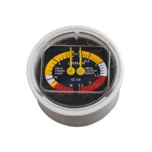 BEZZERA BOILER PUMP MANOMETER ø 63 mm 0-2.5/0-16 BAR