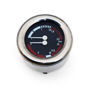 CIMBALI BOILER PUMP MANOMETER ø 63 mm 0-2.5/0-15 BAR
