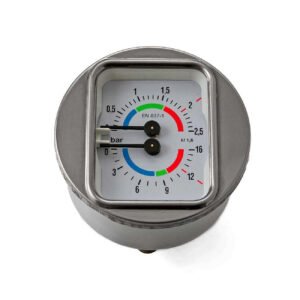 CIMBALI / FAEMA BOILER PUMP MANOMETER ø 63 mm 0-2,5 / 0-16 BAR