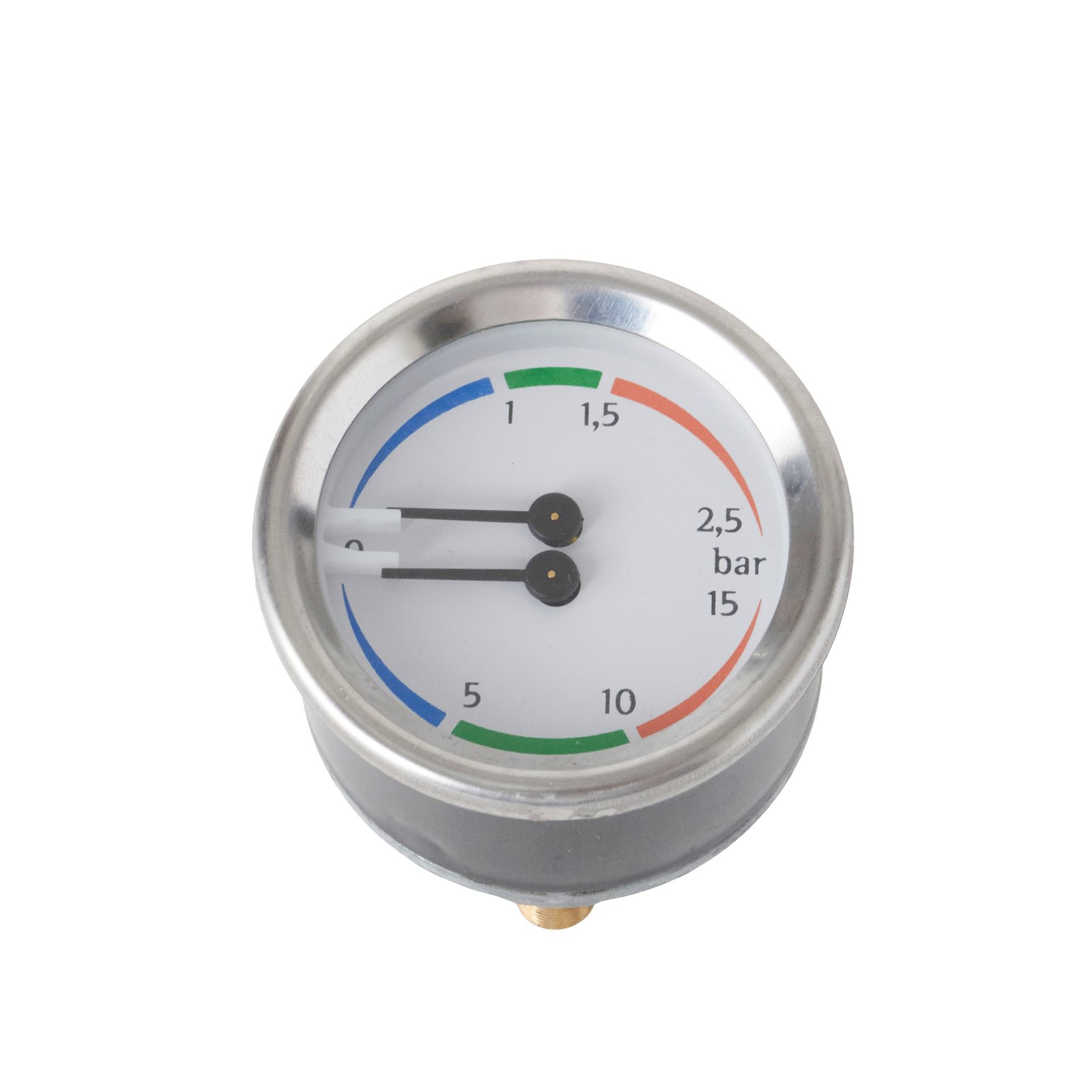 NUOVA SIMONELLI BOILER PUMP MANOMETER ø 60mm 0-2.5/0-15 BAR