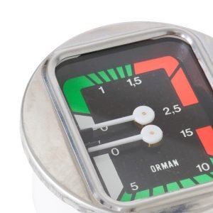 Alternative view of PAVONI BOILER PUMP MANOMETER ø 63 mm 0-2,5/0-15 BAR