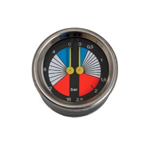 CIMBALI BOILER PUMP MANOMETER ø 60 mm 0-2,5/0-16 BAR