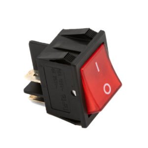 BIPOLAR SWITCH RED 16A 250V
