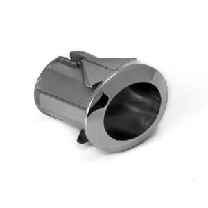 SUPPORT OVAL SILVER BUTTON