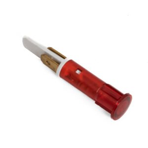 Alternative view of INDICATOR LIGHT RED (terminals 6,3mm - 220V)HEADø 12 mm - HOLEø 10 mm