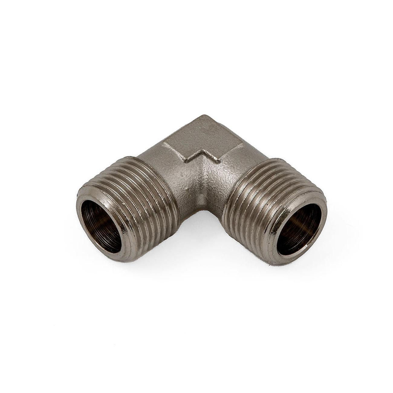 "L" FITTING 3/8F - 3/8F - HEX. 17mm - "NICKEL-PLATED BRASS"