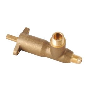 CIMBALI/FEMA STEAM/WATER TAP [IN 1/4M FOLDER - OUT 3/8M - 120° ANGLE, S.STEEL SEAT]