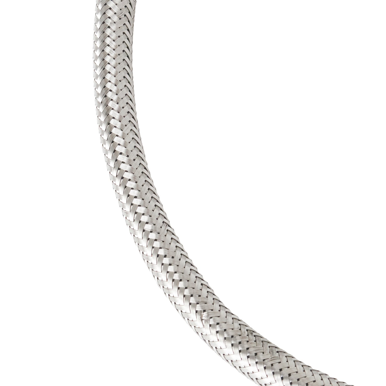 S. STEEL FLEX PIPE 100CM 3/8 FF WITH 1 CONICAL ELBOW - Image 3