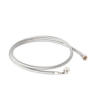 S. STEEL FLEX PIPE 150 cm 3/8 FF WITH 1 CONICAL ELBOW