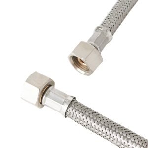 Alternative view of S. STEEL FLEX PIPE 200 CM 3/8 FF CONICAL BASE