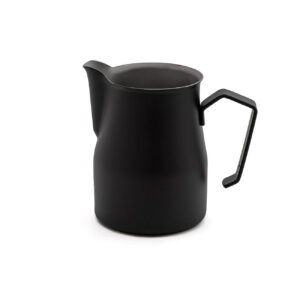 MOTTA MILK PITCHER MOD. EUROPA 75 CL STAINLESS STEEL BLACK - PROFESSIONAL