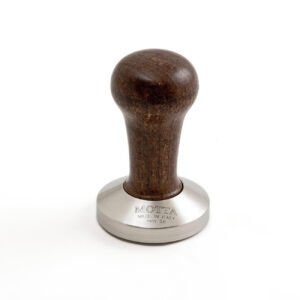 MOTTA TAMPER CONVEX BASE 58 mm - BROWN HANDLE