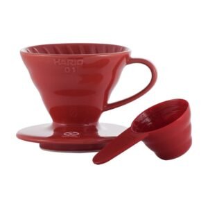 HARIO VDC-02R C.DRIPPER V60 CER.RED