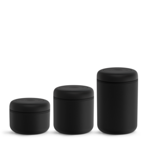 Alternative view of FELLOW ATMOS VACUUM CANISTER (0.4 L, MATTE BLACK)