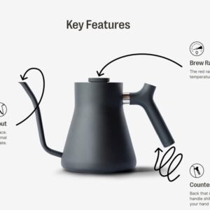 Alternative view of FELLOW STAGG STOVETOP KETTLE (1L, MATTE BLACK)