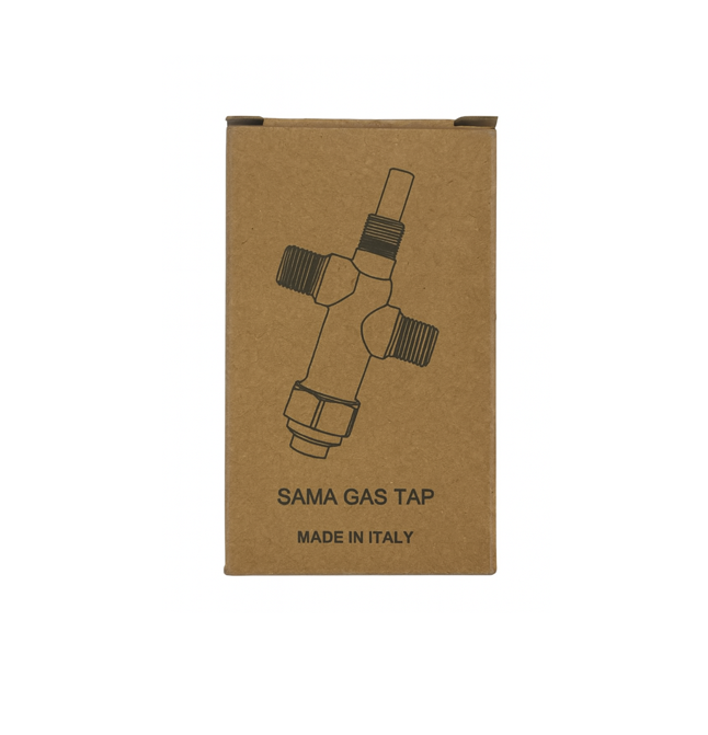SAMA GAS TAP , PILOT VALVE ø 1/4″MM WITH NUT FOR FIXING + BOX - Image 2