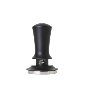VIA CREMA COFFEE TAMPER WITH SCALE - 54 mm (BLACK HANDLE)