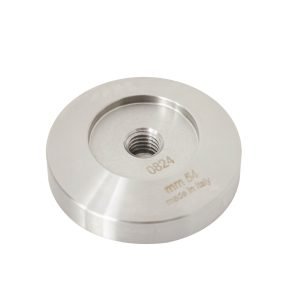 VIA CREMA  FLAT TAMPER BASE 54 mm - STAINLESS STEEL 18/10 AISI 304