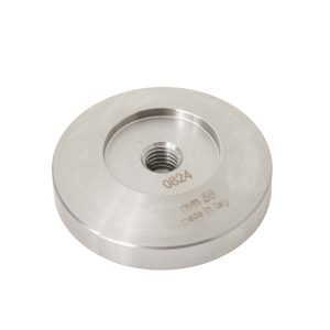 VIA CREMA  FLAT TAMPER BASE 58 mm - STAINLESS STEEL 18/10 AISI 304