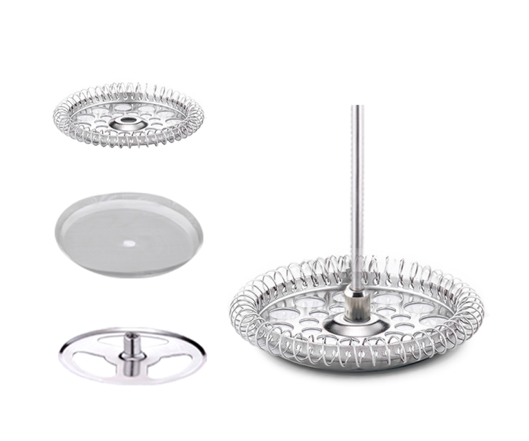 VIA CREMA FRENCH PRESS GLASS COFFEE MAKER - 1000 ml / 34 oz - Image 2