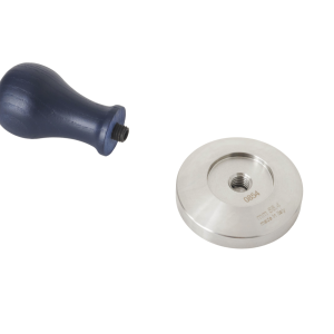 VIA CREMA COFFEE TAMPER PLANE BASE 58,4 mm - Blue