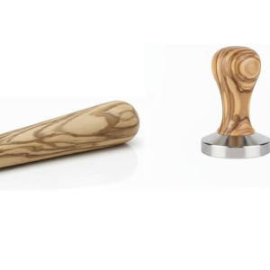 Alternative view of VIA CREMA PORTAFILTER HANDLE OLIVE WOOD  M12 MADE IN ITALY