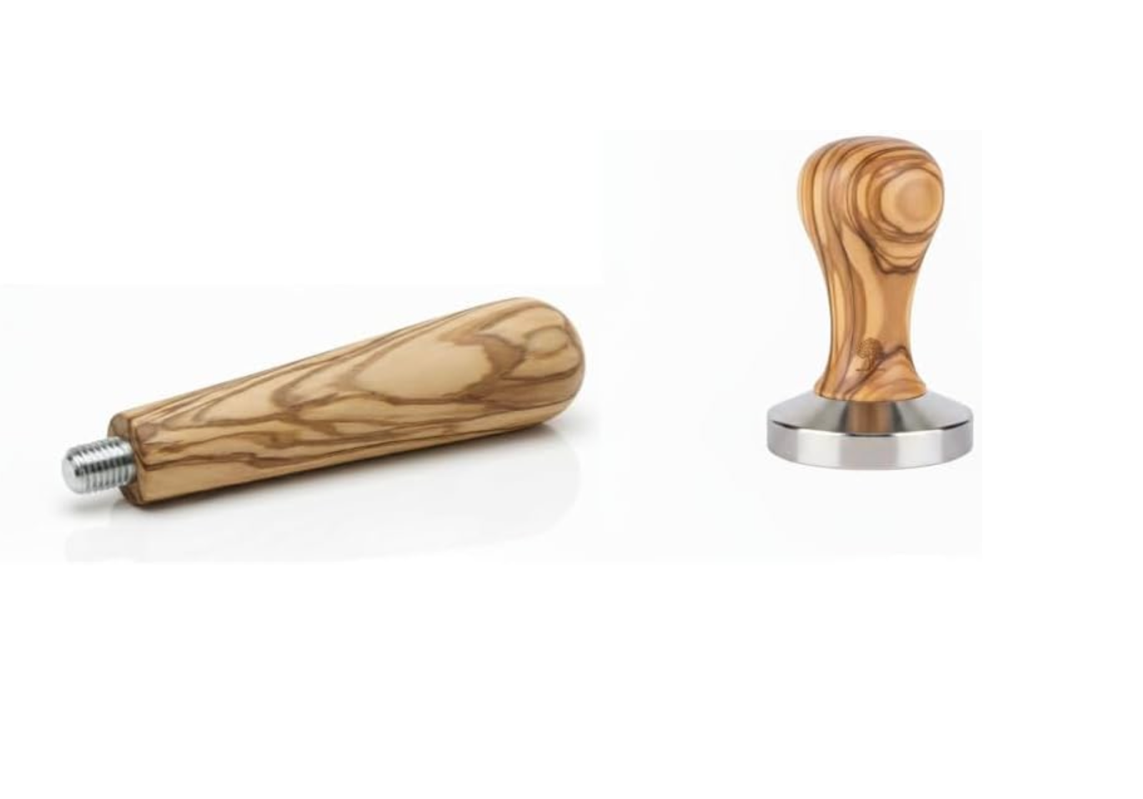 VIA CREMA PORTAFILTER HANDLE OLIVE WOOD M12 MADE IN ITALY - Image 2