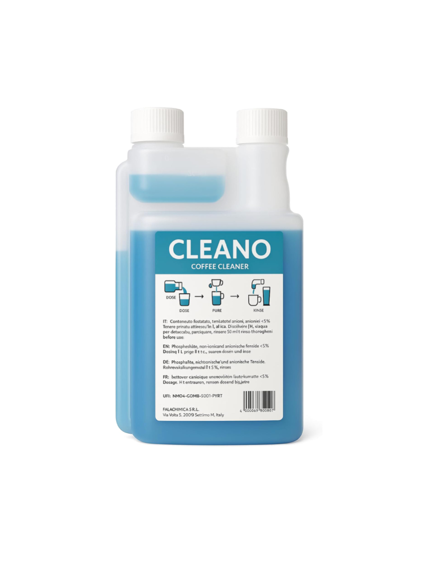 CLEANO Milk Frother Cleaner for Coffee Machine 1 LITER Made in Italy