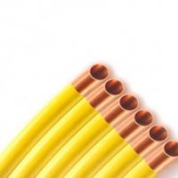 COPPER TUBE  CU-DHP 99.9 PLASTGAS COATED ROLLS  12x1 (50 m)