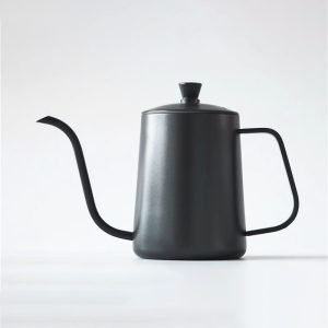 VIA CREMA Pour Over 600ML Coffee Kettle Stainless Steel-Black