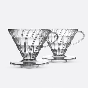 Alternative view of VIA CREMA Pour Over V60 Coffee Dripper Plastic 02