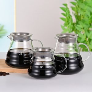 Alternative view of VIA CREMA Glass Pour Over Coffee Server 900ML