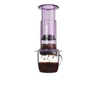 AeroPress Clear Purple Coffee Maker