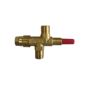 SAMA GAS TAP , PILOT VALVE ø 1/4"MM WITH NUT FOR FIXING