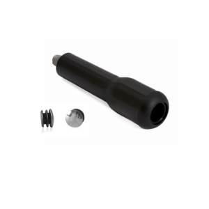 PORTAFILTER HANDLE M12 W/CHROME PLUG -BLACK OPAC